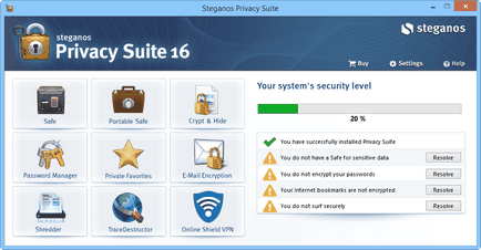 Privire de ansamblu steganos privacy suite 16 - pcmag