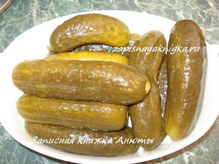 Pickles mustárral recept