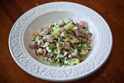 Okroska - hideg kuvasz leves - recept modern otthoni konyhai fotókkal