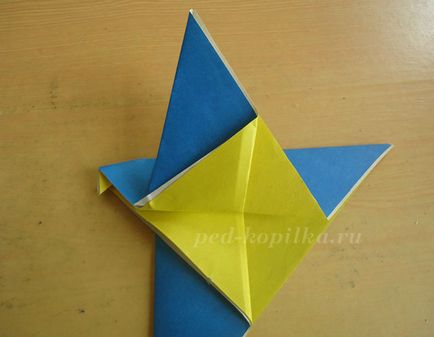 Origami madár papír gyermekek 7-8-9 éves lépésről lépésre fotókkal