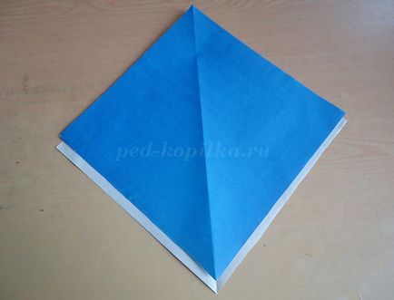 Origami pasăre de hârtie pentru copii 7-8-9 ani, pas cu pas cu o fotografie