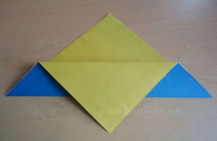 Origami pasăre de hârtie pentru copii 7-8-9 ani, pas cu pas cu o fotografie