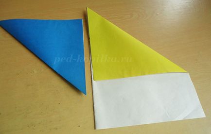 Origami pasăre de hârtie pentru copii 7-8-9 ani, pas cu pas cu o fotografie