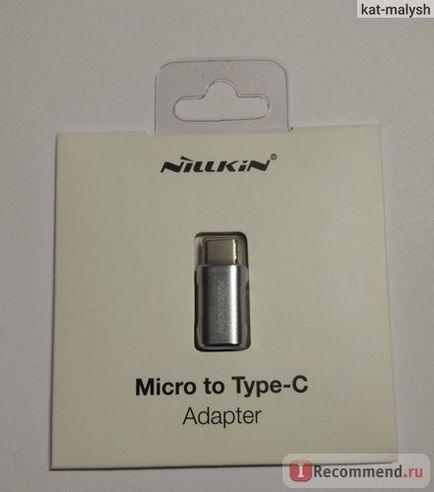 Adapter nillkin mikro típus-c - «adapter közötti mikro USB-kábel és a típus-c! Nesomnenoo