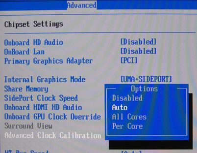 Phenom II X3 710 negyedik mag és szabad szorzó (negyedik) Phenom II X3 710 a negyedik mag és a szabad szorzó