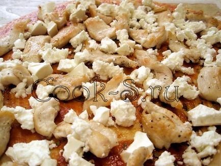 Піца з куркою - покроковий рецепт з фото, різний