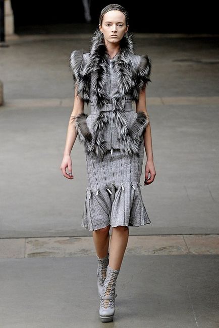 Rochii cu tendință de modă de blană din sezonul toamnă-iarnă 2011-2012, rochii de seară