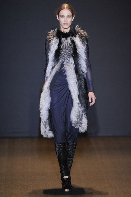 Rochii cu tendință de modă de blană din sezonul toamnă-iarnă 2011-2012, rochii de seară