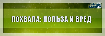 Похвала користь і шкода, чому іслам