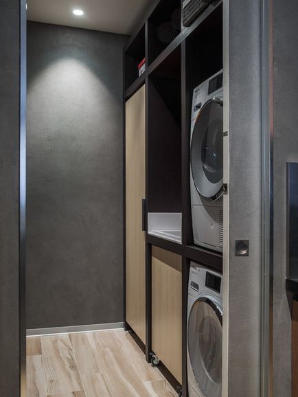 Spălătorie fotografie - 50 mii, un design al unei spații de spălătorie într-un apartament, în casa privată