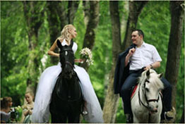 Проведення весіль в кінному клубі в Москві, ціни