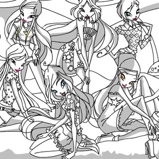 Coloring - Jocuri Winx pentru fete!