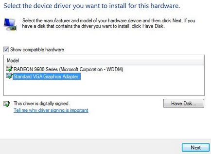 döntéstámogató teljes képernyős módban Windows Vista (video driver) döntéstámogató teljes képernyős módban a Windows Vista