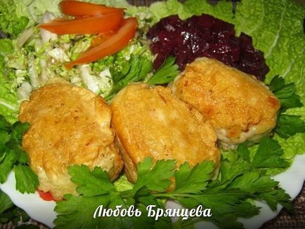 Recept hogyan kell főzni csirke kruchenyky sajttal és diófélék vendégszerető háziasszony