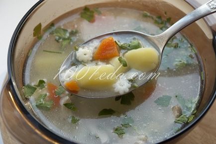 Рецепт легкого курячого супу - курячий суп від 1001 їжа