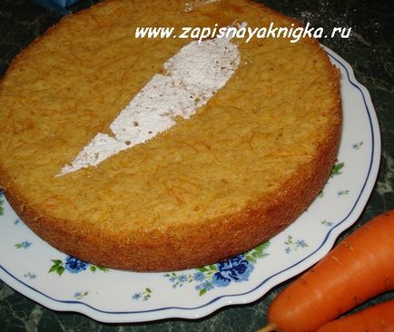 Rețeta pentru prăjitura de tort de morcovi