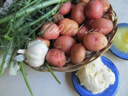 Рецепт приготування смаженої картоплі з часником і сметаною - смажена картопля від 1001 їжа