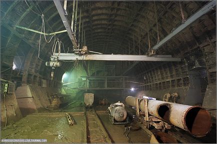Russos, демонтаж ротора тпмк Херренкнехт ват «трансіжстрой» в демонтажной камері шахти №463