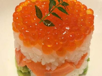 Salata cu caviar roșu este doar o rafinare extraordinară