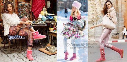 Cu ce ​​sa poarte cizme ugg in iarna 2017 sfaturi stilist, exemple si fotografii