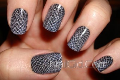 Mesh on nails - o manichiură elegantă pentru toate ocaziile (fotografie)