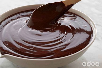 Gel de ciocolată pentru ciocolată cu ciocolată