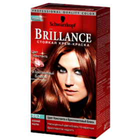 Schwarzkopf Brilliance 867 (nuanța castanului de toamnă), cea mai bună culoare a părului