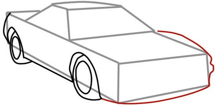 Masina sport în etape - cum să desenezi în mașină mașini de desen auto sport