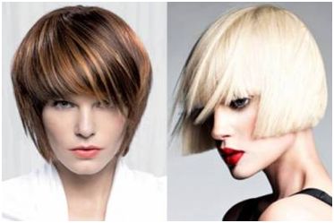 Kaszálás francia technológiával a szabályok szerint, trendi frizurák 2013 - fotók