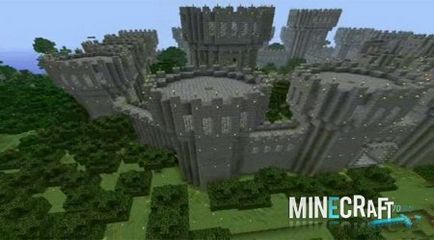 Будуємо дуже красивий замок в minecraft