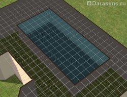 Construirea unei piscine pe acoperișul casei în Sims 2, universul simsurilor!