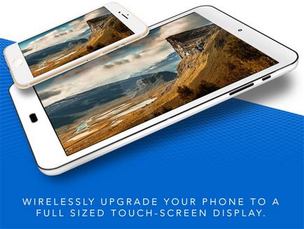 Superscreen transformă telefonul smartphone într-o tabletă cu afișaj HD