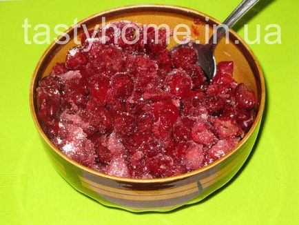 Cake - téli cseresznye - ízletes házi - lépésről lépésre receptek fotókkal