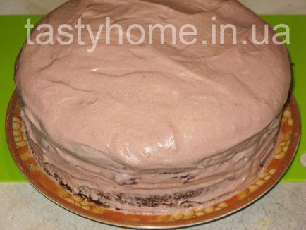 Торт - зимова вишня - смачний будинок - покрокові рецепти з фото