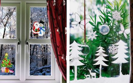 Decorăm ferestrele pentru noul an sau cum să decorăm fereastra pentru noul an
