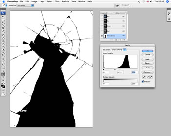 Lessons photoshop hatása az üvegtörés - szoftverek