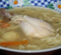 Затишний курячий суп з молодою картоплею (без піджарки) фото рецепт приготування