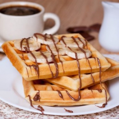 Waffle rolls