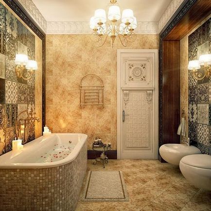 Ванні кімнати в класичному стилі фото варіанти дизайну інтер'єру