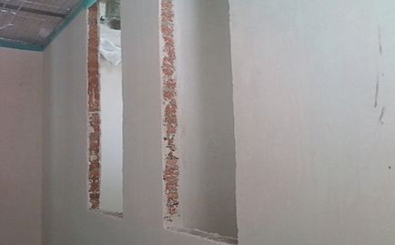 Variante de pereți care se finishează cu diferite materiale, cum ar fi reparațiile