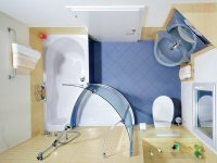 Opțiuni pentru repararea unei băi mici și toaletă