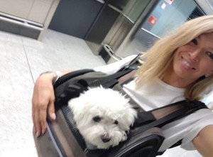 Vera Brezhneva se odihnește cu ziua fiicei sale și a câinelui