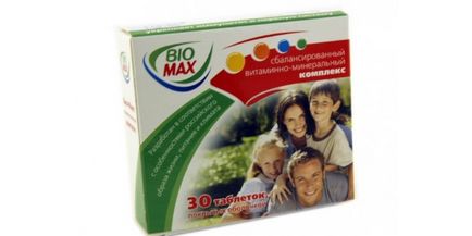 Vitamine bio-max instrucțiuni și indicații pentru utilizare, interacțiunea cu medicamentele, efecte secundare