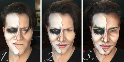 Artistul de make-up se transformă în super-eroi celebri, fără a folosi nimic altceva decât machiajul pentru acest lucru