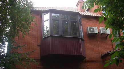 Finisarea exterioară a balcoanelor în prețul de la Rostov-on-Don pentru placarea exterioară a balconului