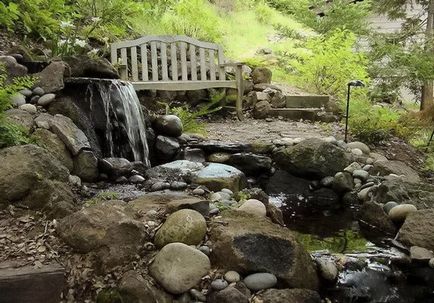 Cascada de la cabana fotografie