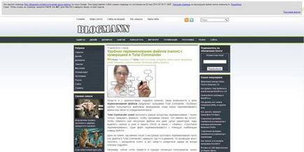Restaurarea paginii site-ului de pe Google sau cache-ul yandex, blogmann