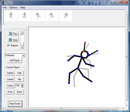 Toate ingenios este simplu, programul pivot stickfigure animator