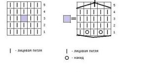 В'язання візерунка шишечки по схемі з докладним фото описом