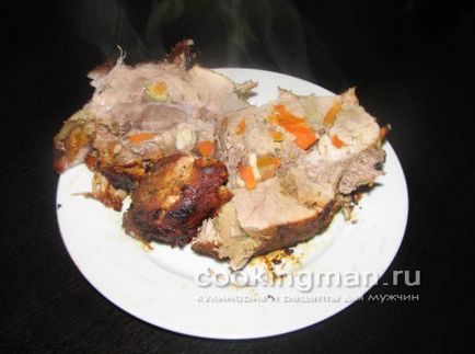 Sâscă de porc roșie - gătit pentru bărbați